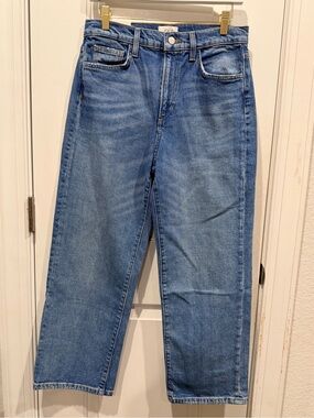 Joe's Jeans Women's The Margot Cropped Straight-Leg Jeans in Medium Blue